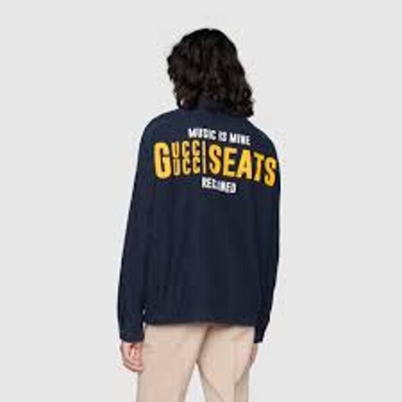 NWT Gucci Man Jacket "LIMITED EDITION" With ‘Music Is Mine’Print Size 50 - Picture 4 of 16